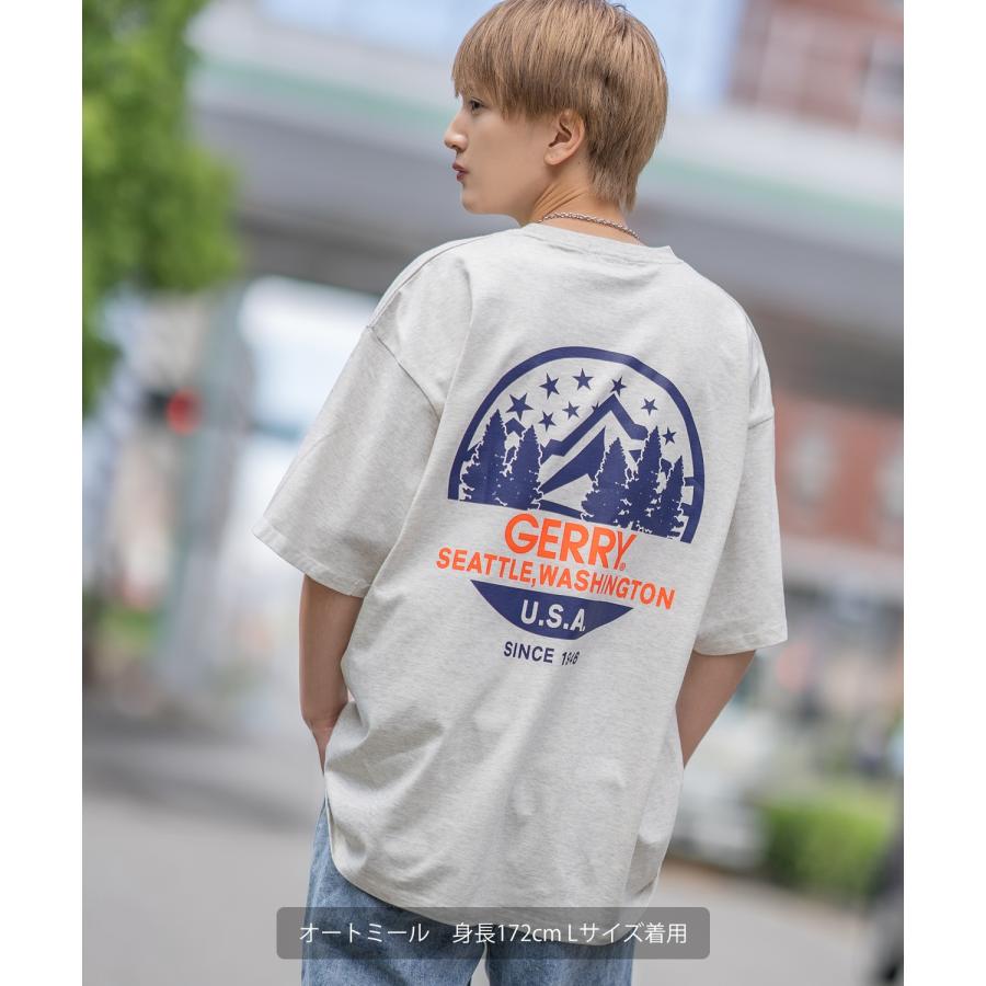 半袖Tシャツ メンズ GERRY ジェリー 別注プリント カットソー バックプリント ワンポイントプリント アウトドア ストリート アメカジ | GERRY | 08