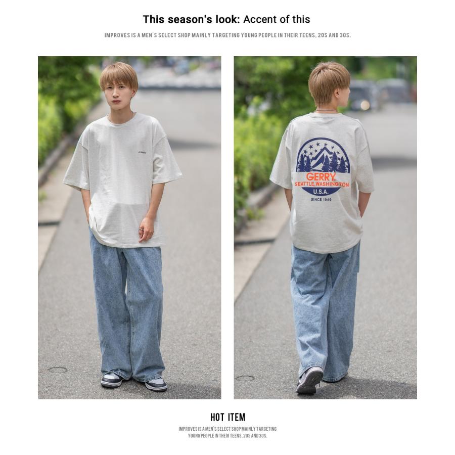 半袖Tシャツ メンズ GERRY ジェリー 別注プリント カットソー バックプリント ワンポイントプリント アウトドア ストリート アメカジ | GERRY | 09