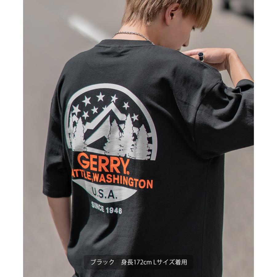 半袖Tシャツ メンズ GERRY ジェリー 別注プリント カットソー バックプリント ワンポイントプリント アウトドア ストリート アメカジ | GERRY | 11