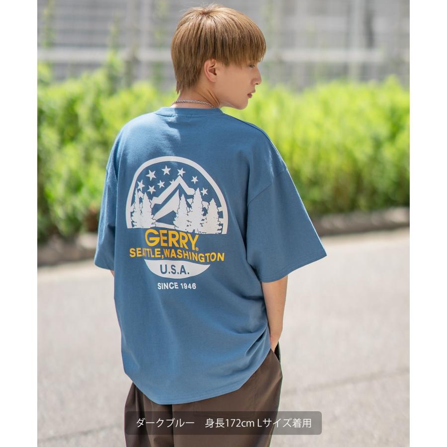 半袖Tシャツ メンズ GERRY ジェリー 別注プリント カットソー バックプリント ワンポイントプリント アウトドア ストリート アメカジ | GERRY | 14