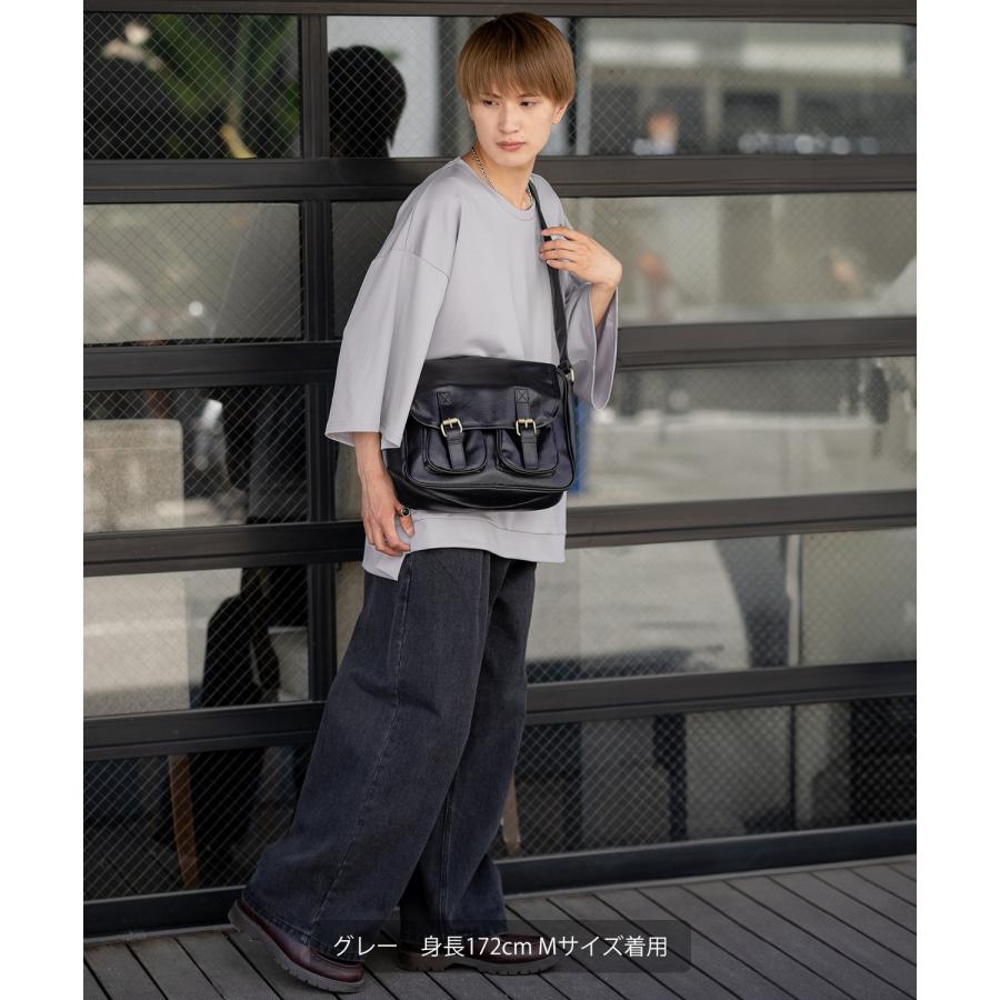 半袖Tシャツ メンズ  ビッグシルエット ポンチ素材 カットソー ゆったり 大きいサイズ アメカジ カジュアル シンプル 大人カジュアル ベーシック ストリート | improves | 09