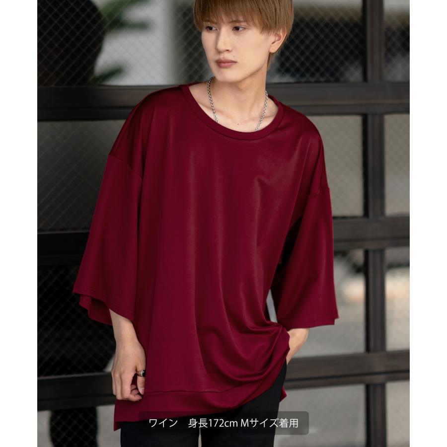 半袖Tシャツ メンズ  ビッグシルエット ポンチ素材 カットソー ゆったり 大きいサイズ アメカジ カジュアル シンプル 大人カジュアル ベーシック ストリート | improves | 12