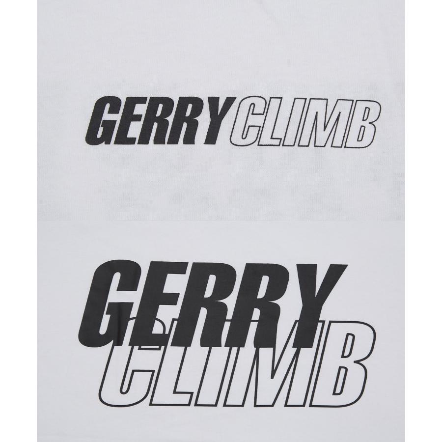 長袖Tシャツ メンズ GERRY ジェリー 別注プリント ロンT カットソー バックプリント レイヤーロゴ アウトドア ストリート アメカジ 古着MIX ホワイト ブラック | GERRY | 25