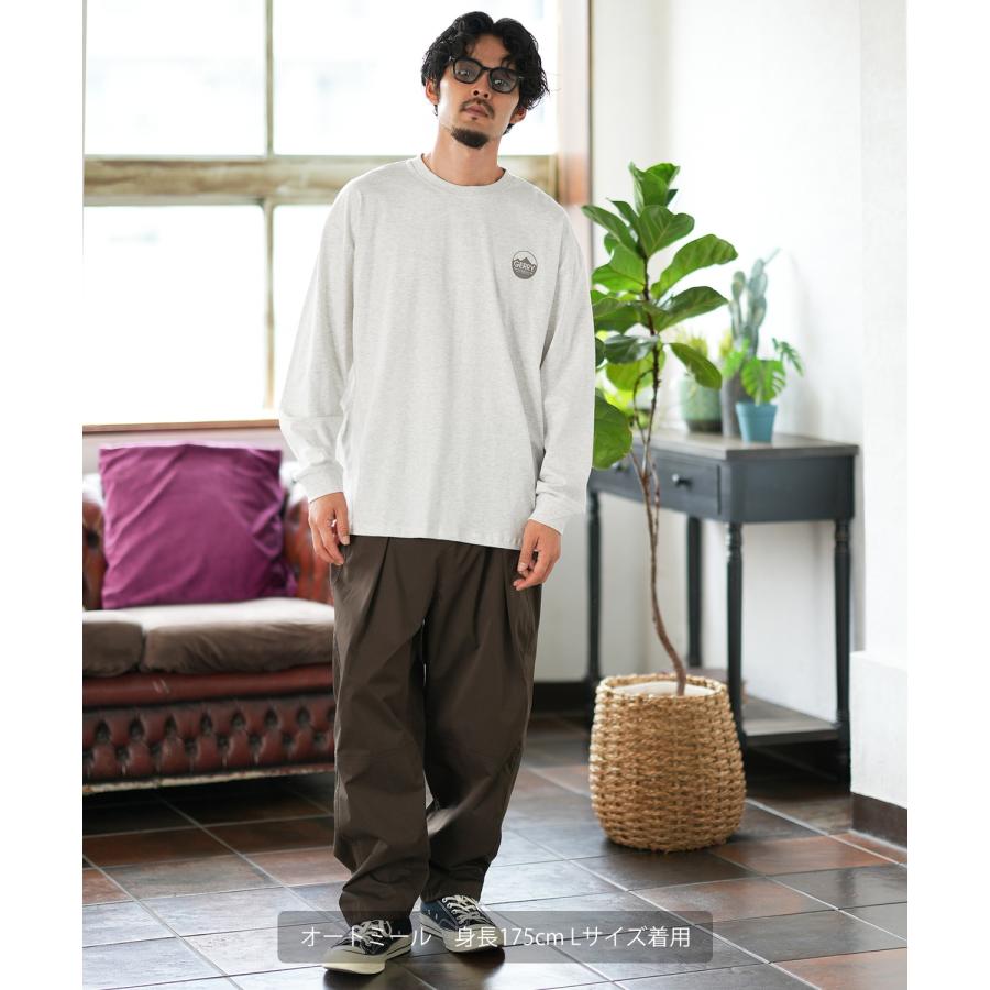 長袖Tシャツ メンズ GERRY ジェリー 別注プリント ロンT カットソー バックプリント サークルロゴ アウトドア ストリート アメカジ 古着MIX ホワイト ブラック | GERRY | 17