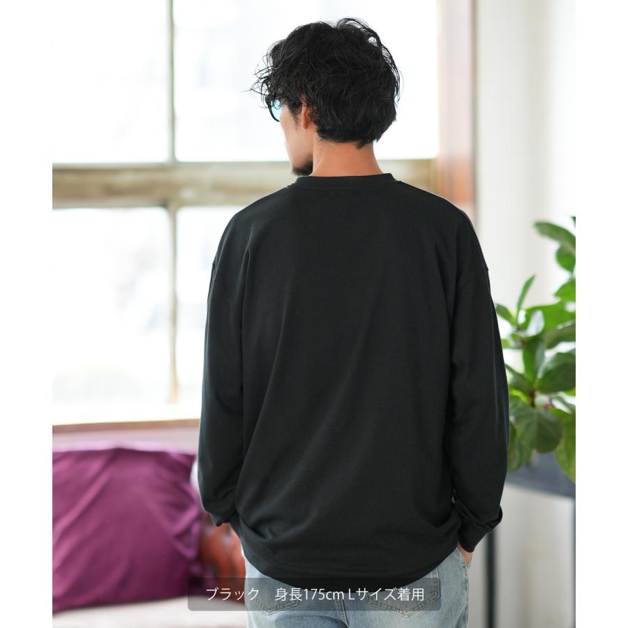 長袖Tシャツ メンズ GERRY ジェリー 別注プリント ロンT カットソー プリント オーバルロゴ アウトドア ストリート アメカジ 古着MIX ホワイト ブラック | GERRY | 11