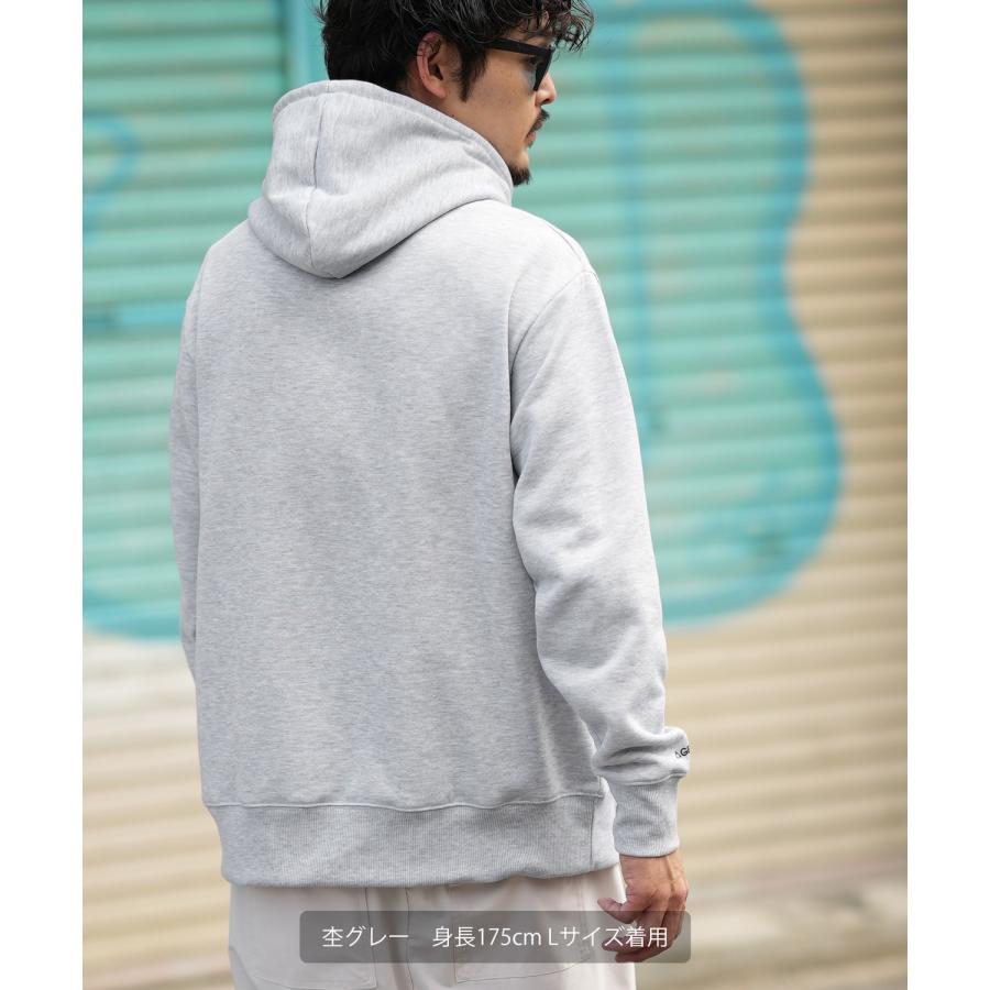 パーカー メンズ レディース GERRY ジェリー 別注 ワンポイント マウントロゴ刺しゅう フーディー 裏起毛スウェット プルパーカー アウトドア アメカジ | GERRY | 06