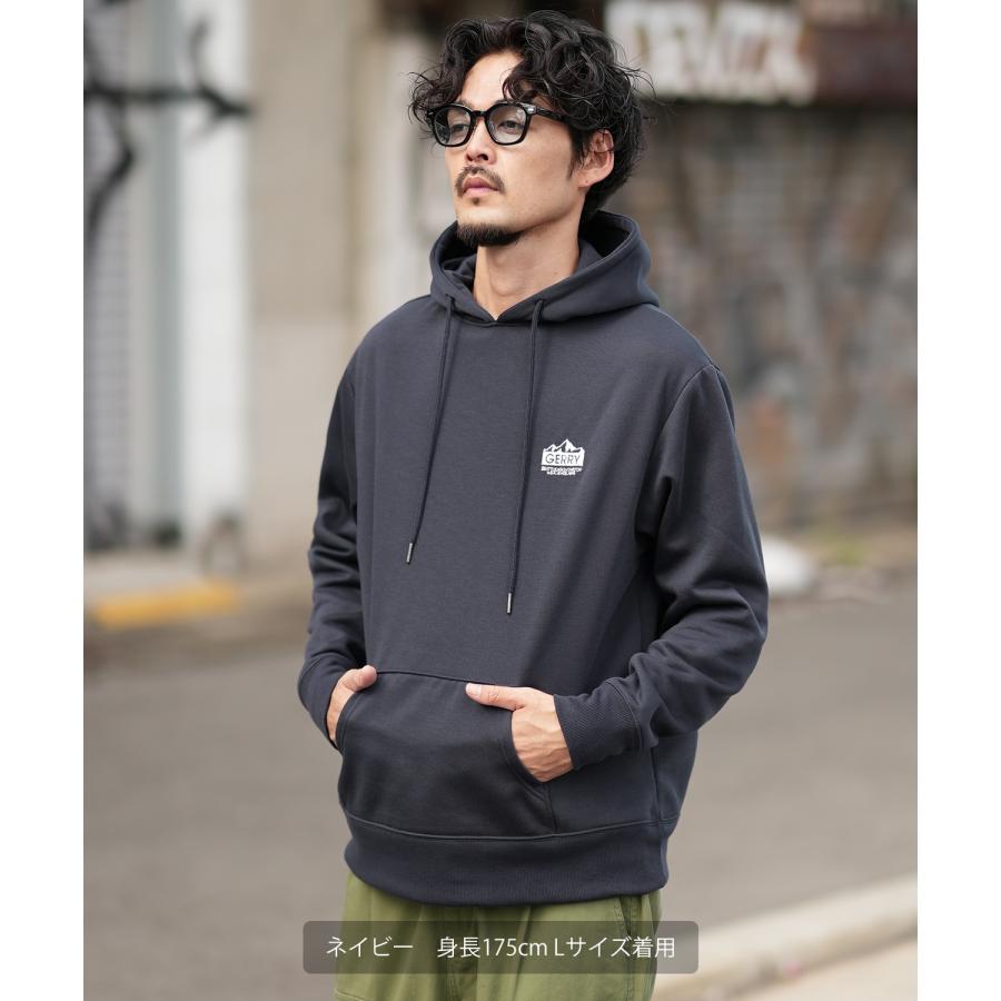 パーカー メンズ レディース GERRY ジェリー 別注 ワンポイント マウントロゴ刺しゅう フーディー 裏起毛スウェット プルパーカー アウトドア アメカジ | GERRY | 13