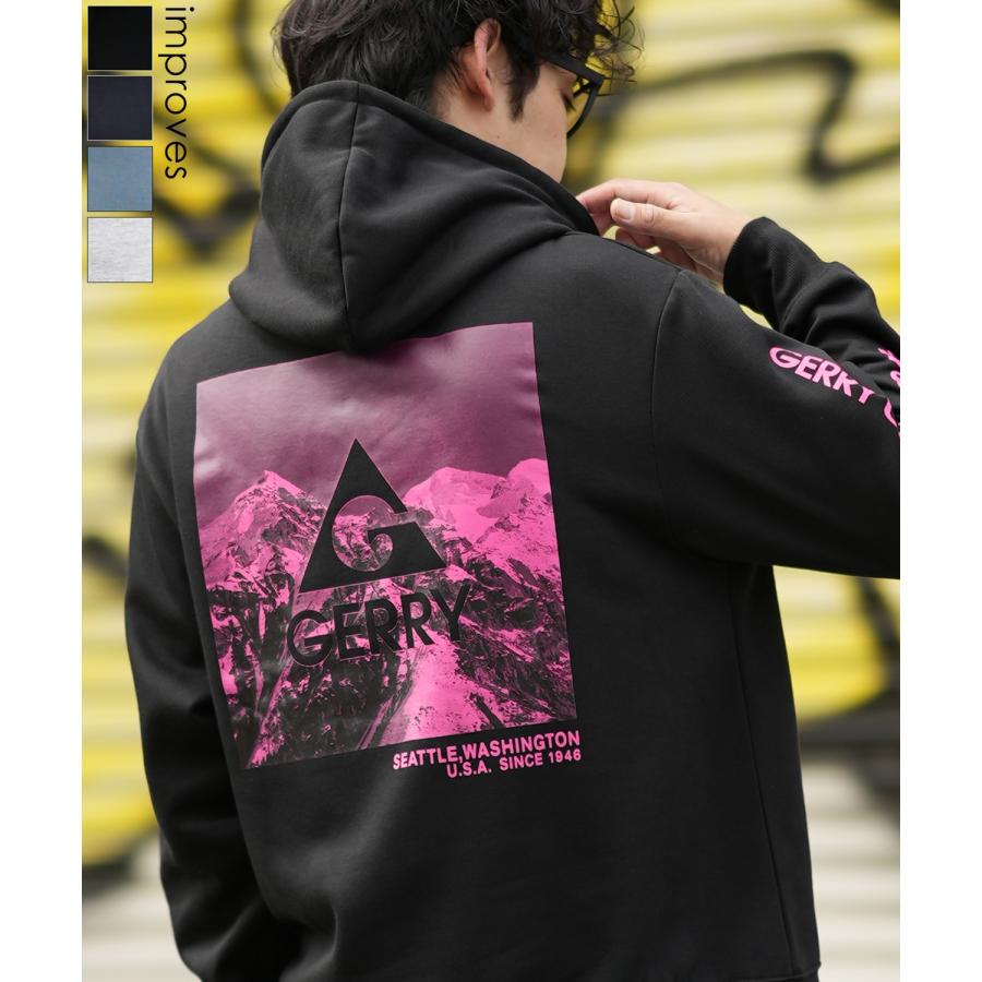 極美品◎パーリーゲイツ　フーディパーカー　プルオーバー　ロゴ刺繍　裏起毛　現行 極美品◎パーリーゲイツ フーディパーカー プルオーバー ロゴ