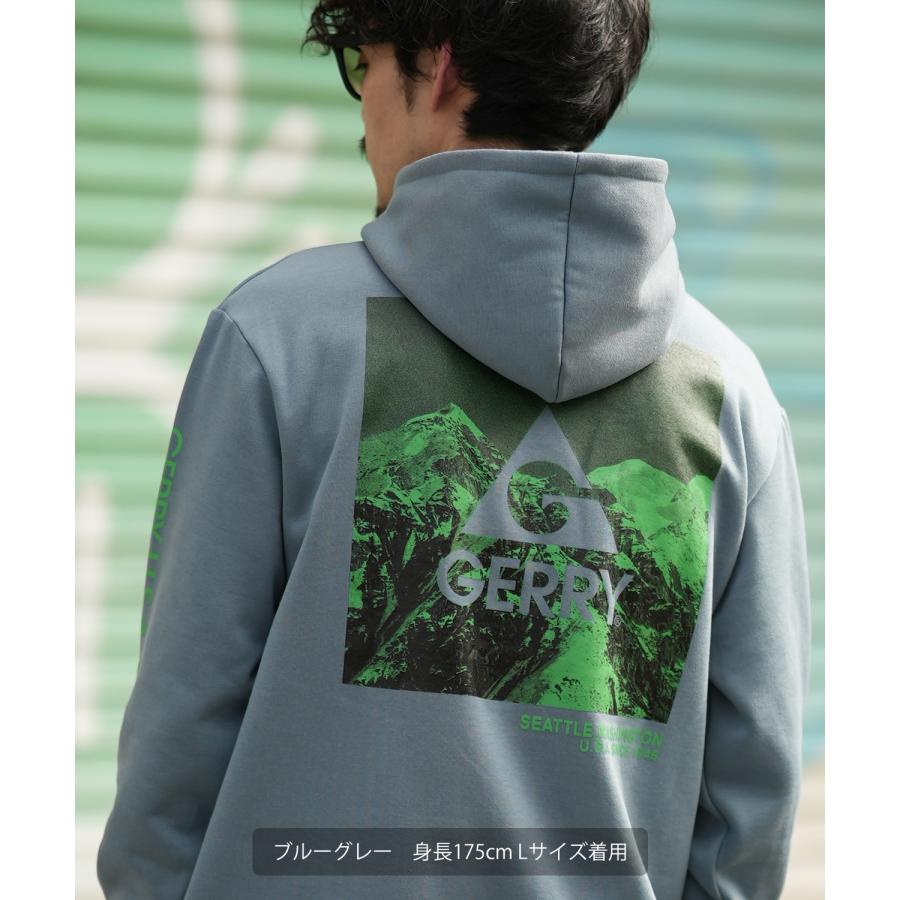 パーカー メンズ GERRY ジェリー 別注 ネオンカラー ボックスロゴ プリント フーディー 裏起毛スウェット プルパーカー アウトドア ストリート アメカジ | GERRY | 18