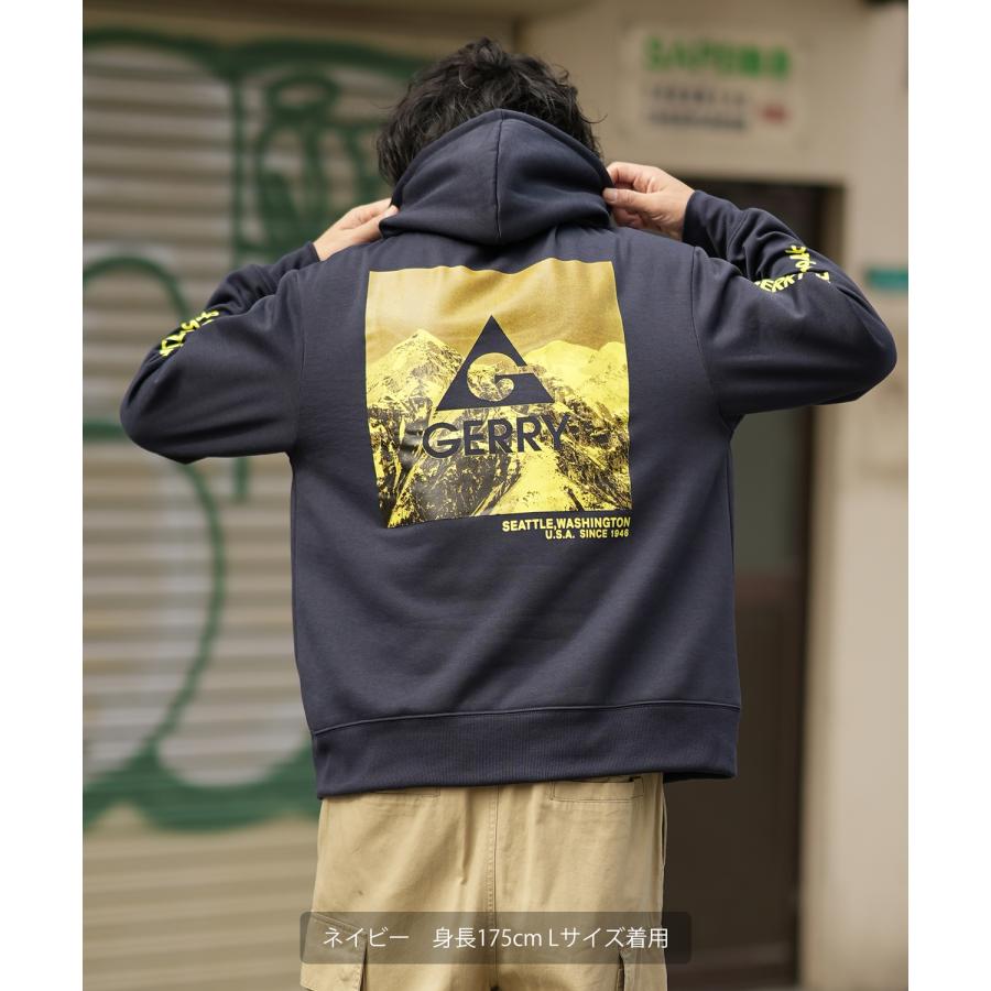 パーカー メンズ GERRY ジェリー 別注 ネオンカラー ボックスロゴ プリント フーディー 裏起毛スウェット プルパーカー アウトドア ストリート アメカジ | GERRY | 13