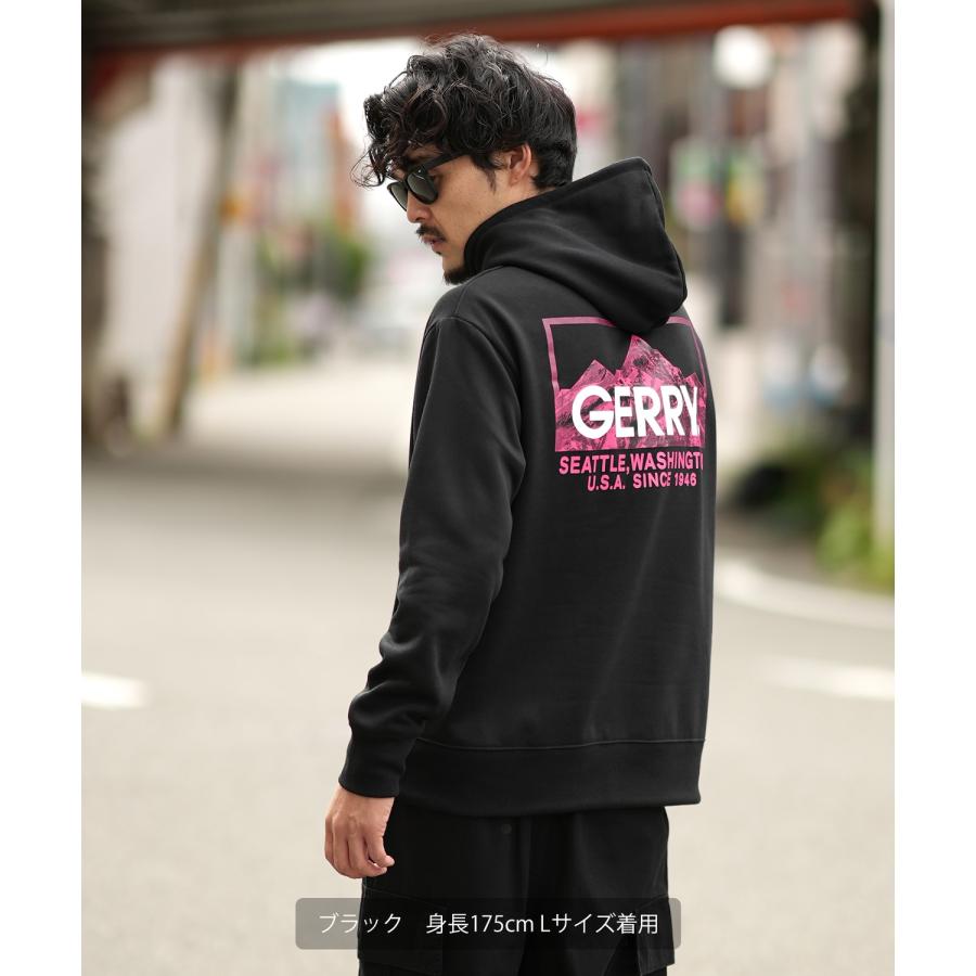 パーカー メンズ GERRY ジェリー 別注 ネオンカラー ボックスロゴ プリント フーディー 裏起毛スウェット プルパーカー アウトドア ストリート アメカジ | GERRY | 15