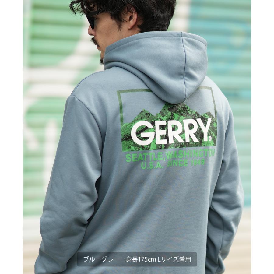 パーカー メンズ GERRY ジェリー 別注 ネオンカラー ボックスロゴ プリント フーディー 裏起毛スウェット プルパーカー アウトドア ストリート アメカジ | GERRY | 18