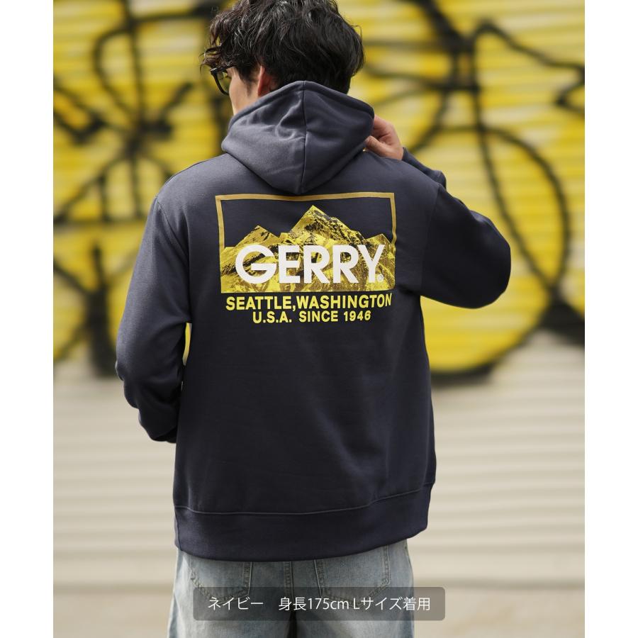パーカー メンズ GERRY ジェリー 別注 ネオンカラー ボックスロゴ プリント フーディー 裏起毛スウェット プルパーカー アウトドア ストリート アメカジ | GERRY | 06