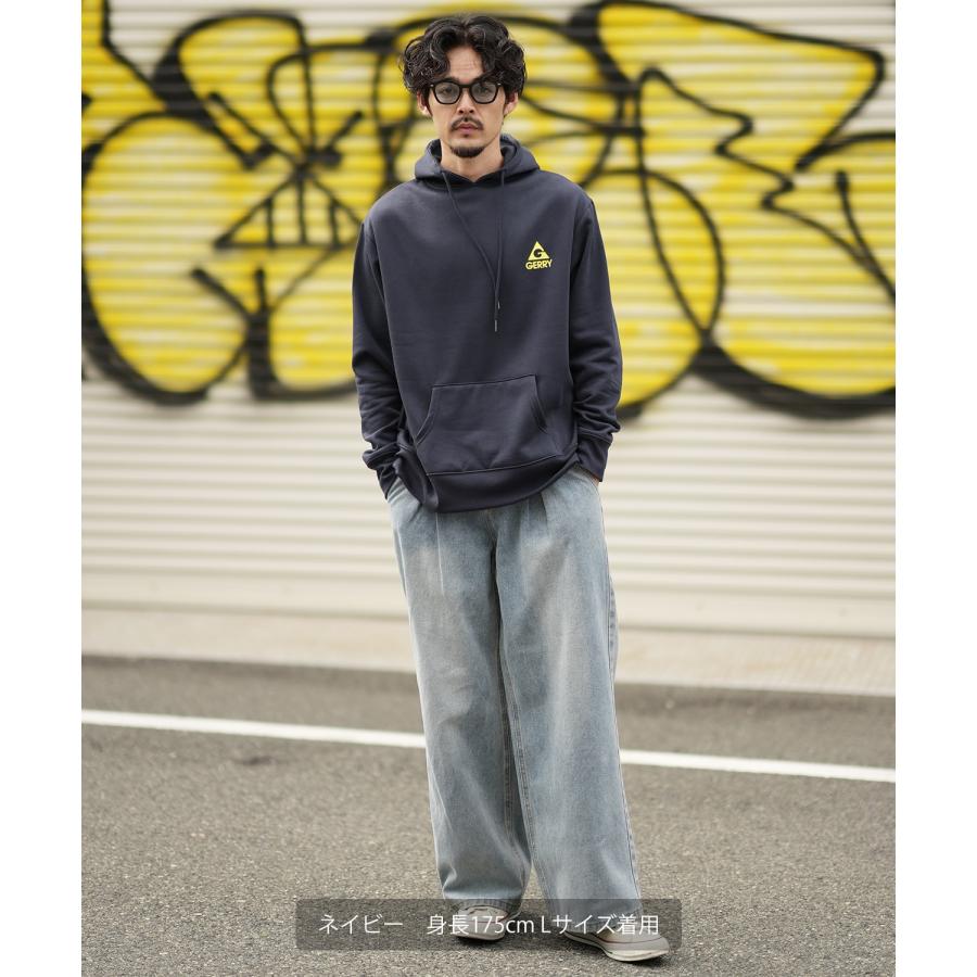 パーカー メンズ GERRY ジェリー 別注 ネオンカラー ボックスロゴ プリント フーディー 裏起毛スウェット プルパーカー アウトドア ストリート アメカジ | GERRY | 07