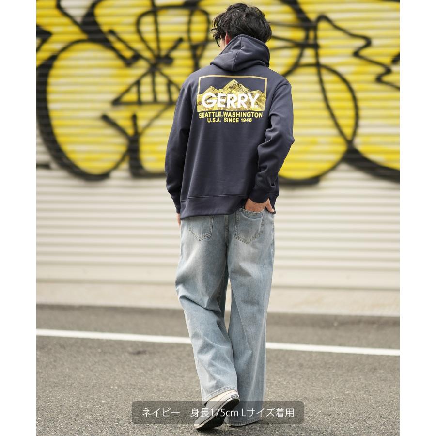 パーカー メンズ GERRY ジェリー 別注 ネオンカラー ボックスロゴ プリント フーディー 裏起毛スウェット プルパーカー アウトドア ストリート アメカジ | GERRY | 08