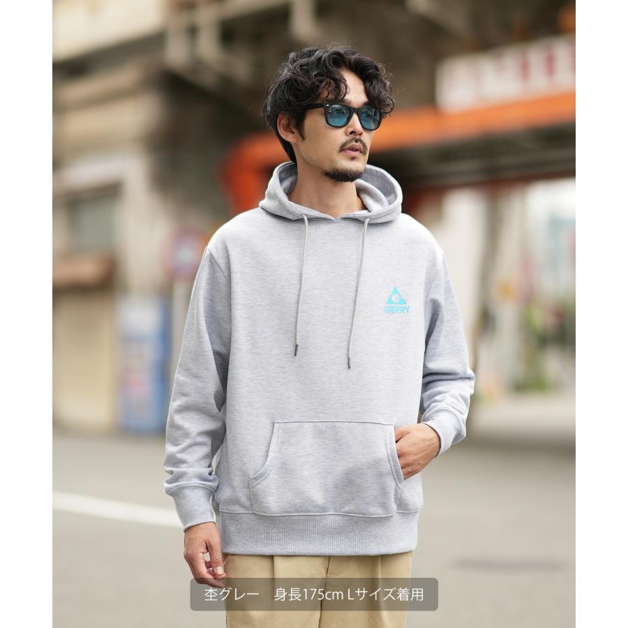 パーカー メンズ GERRY ジェリー 別注 ネオンカラー ボックスロゴ プリント フーディー 裏起毛スウェット プルパーカー アウトドア ストリート アメカジ | GERRY | 09