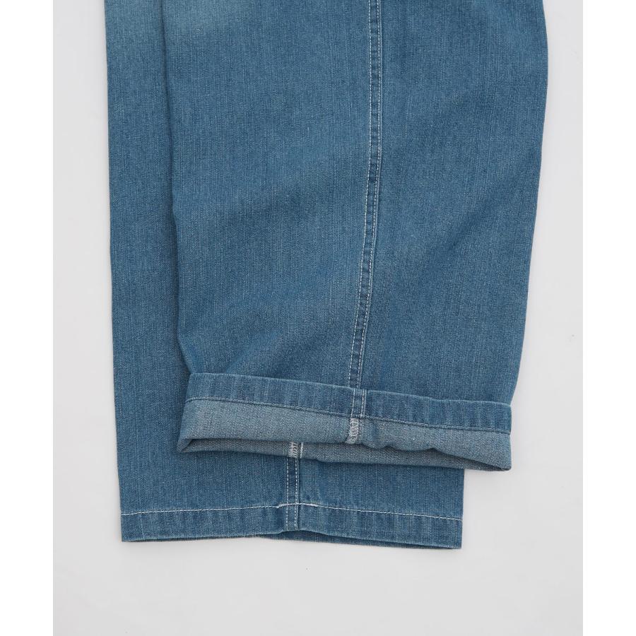 オーバーオール メンズ サロペット デニム ジーンズ ヒッコリー ワイド ゆったり アメカジ カジュアル ワーク ストリート 古着MIX ブルー ネイビー キャメル | improves | 23