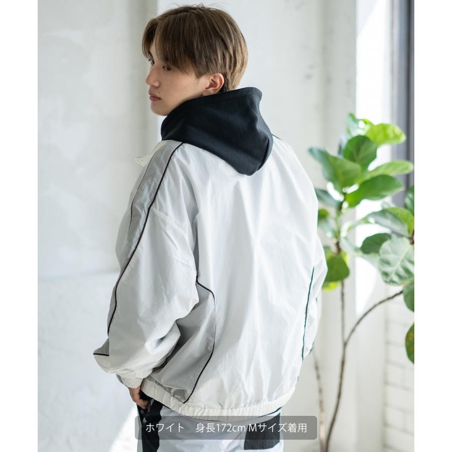 韓国 IDWS ナイロン ジャンバー Never mind the XU / Chikashitsu+（ネバーマインド ザ エックスユー