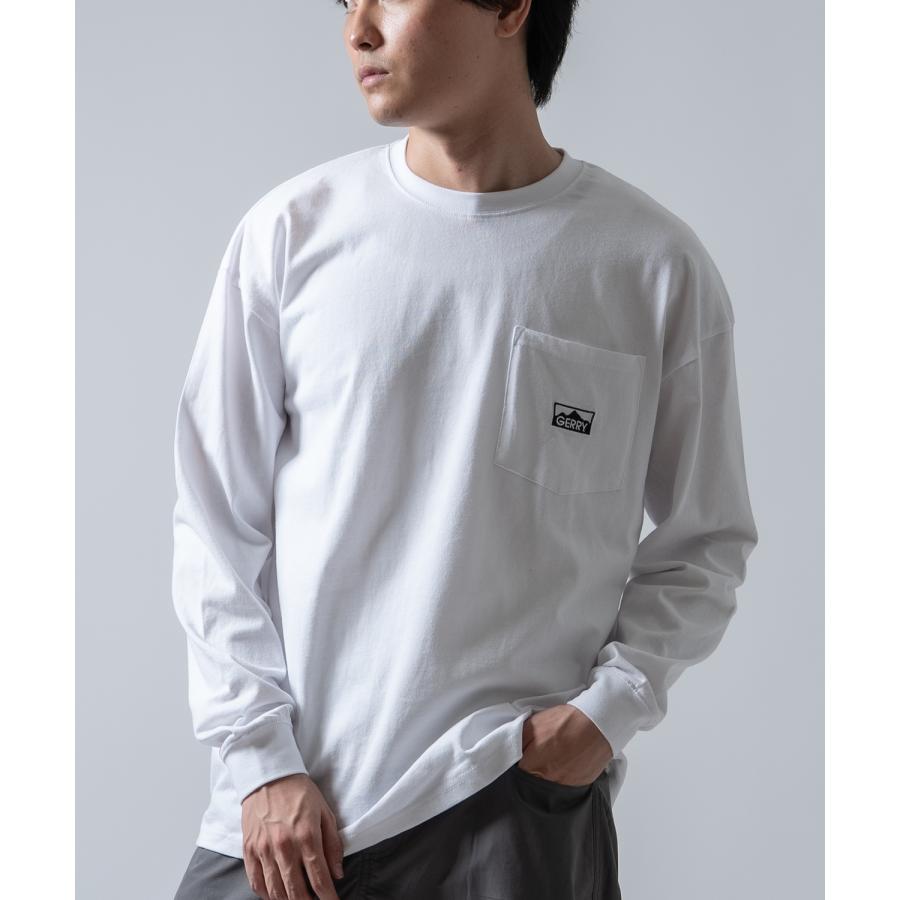 長袖Tシャツ メンズ GERRY ジェリー 別注 マウントロゴ ワンポイント 刺しゅう ロンT カットソー ポケT アウトドア ストリート アメカジ 古着MIX | GERRY | 03