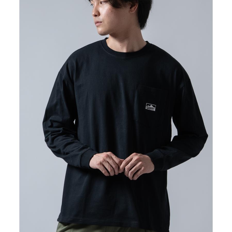 長袖Tシャツ メンズ GERRY ジェリー 別注 マウントロゴ ワンポイント 刺しゅう ロンT カットソー ポケT アウトドア ストリート アメカジ 古着MIX | GERRY | 07
