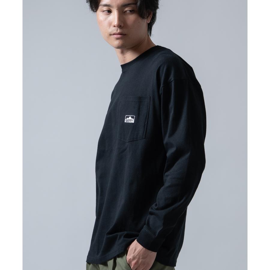 長袖Tシャツ メンズ GERRY ジェリー 別注 マウントロゴ ワンポイント 刺しゅう ロンT カットソー ポケT アウトドア ストリート アメカジ 古着MIX | GERRY | 08