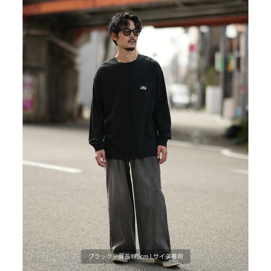 長袖Tシャツ メンズ GERRY ジェリー 別注 マウントロゴ ワンポイント 刺しゅう ロンT カットソー ポケT アウトドア ストリート アメカジ 古着MIX | GERRY | 11