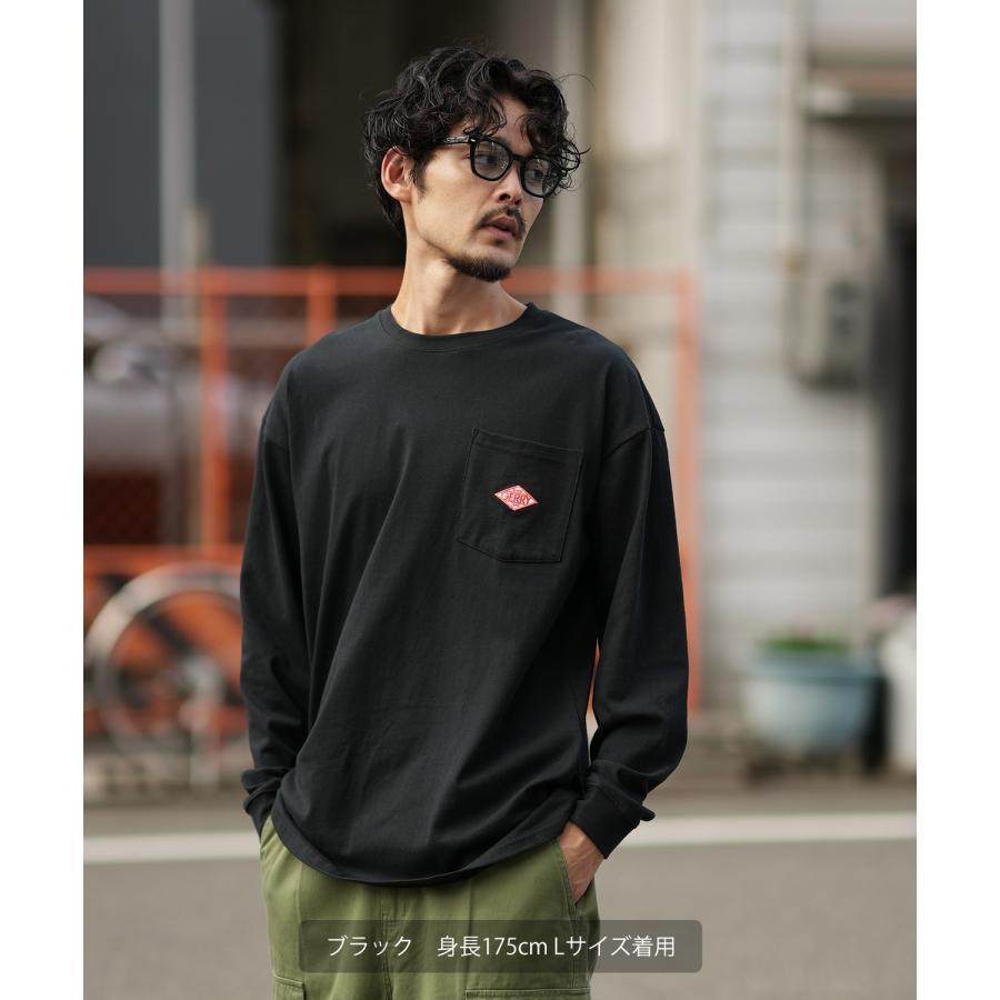 長袖Tシャツ メンズ GERRY ジェリー 別注 ダイヤロゴ ワンポイント 刺しゅう ロンT カットソー ポケT アウトドア ストリート アメカジ 古着MIX | GERRY | 05