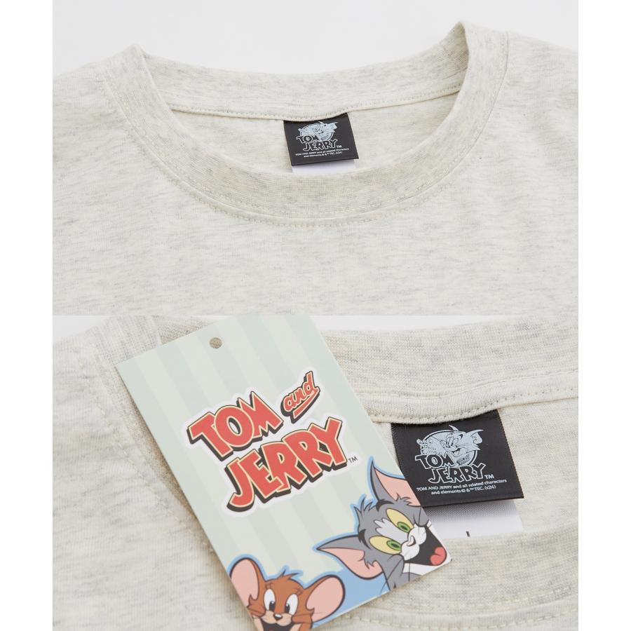 長袖Tシャツ メンズ TOM&JERRY トムとジェリー プリント カットソー ロンT カートゥーン 大きめ アメカジ カジュアル スケーター ストリート 古着MIX | improves | 21