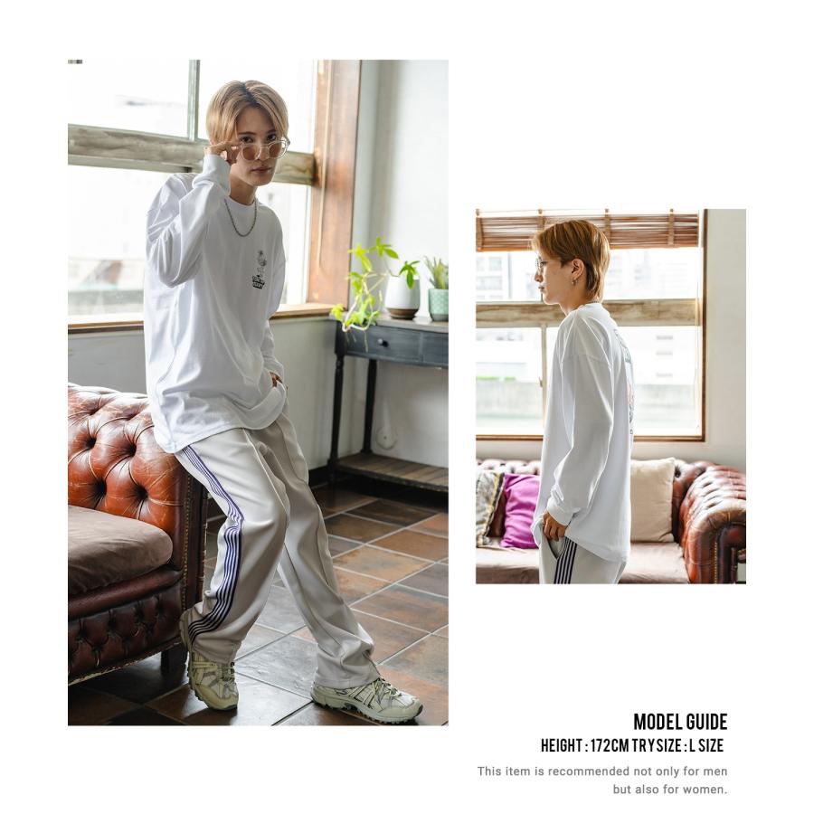 長袖Tシャツ メンズ TOM&JERRY トムとジェリー プリント ケーキ カットソー ロンT カートゥーン 大きめ アメカジ カジュアル スケーター ストリート 古着MIX | improves | 07