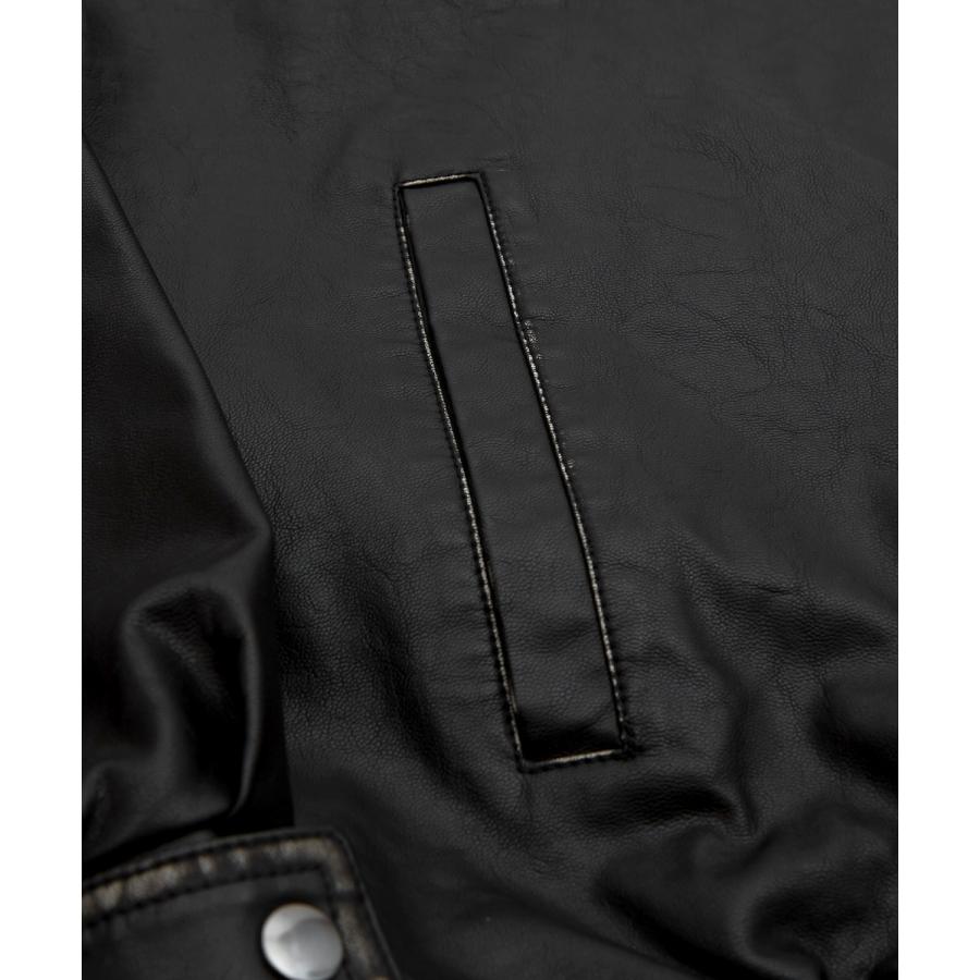improves ブルゾン メンズ PUレザー シンセティックレザー 合成 improves ブルゾン メンズ PUレザー シンセティックレザー 合成