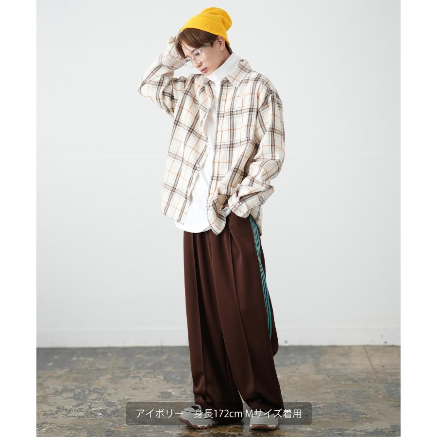 improves（インプローブス） チェックシャツ メンズ ネルシャツ 長袖