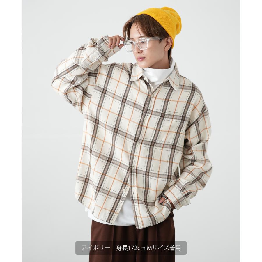 improves（インプローブス） チェックシャツ メンズ ネルシャツ 長袖