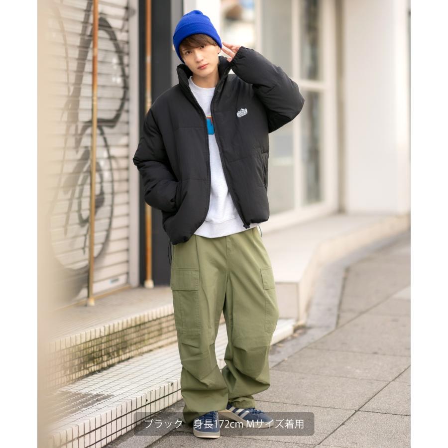 【予約販売 / 12月末発送予定】ダウンジャケット メンズ GERRY ジェリー 別注 エコダウン ブルゾン ジャンパー ワンポイント 防風 撥水 防寒 スケーター 韓国 | GERRY | 13