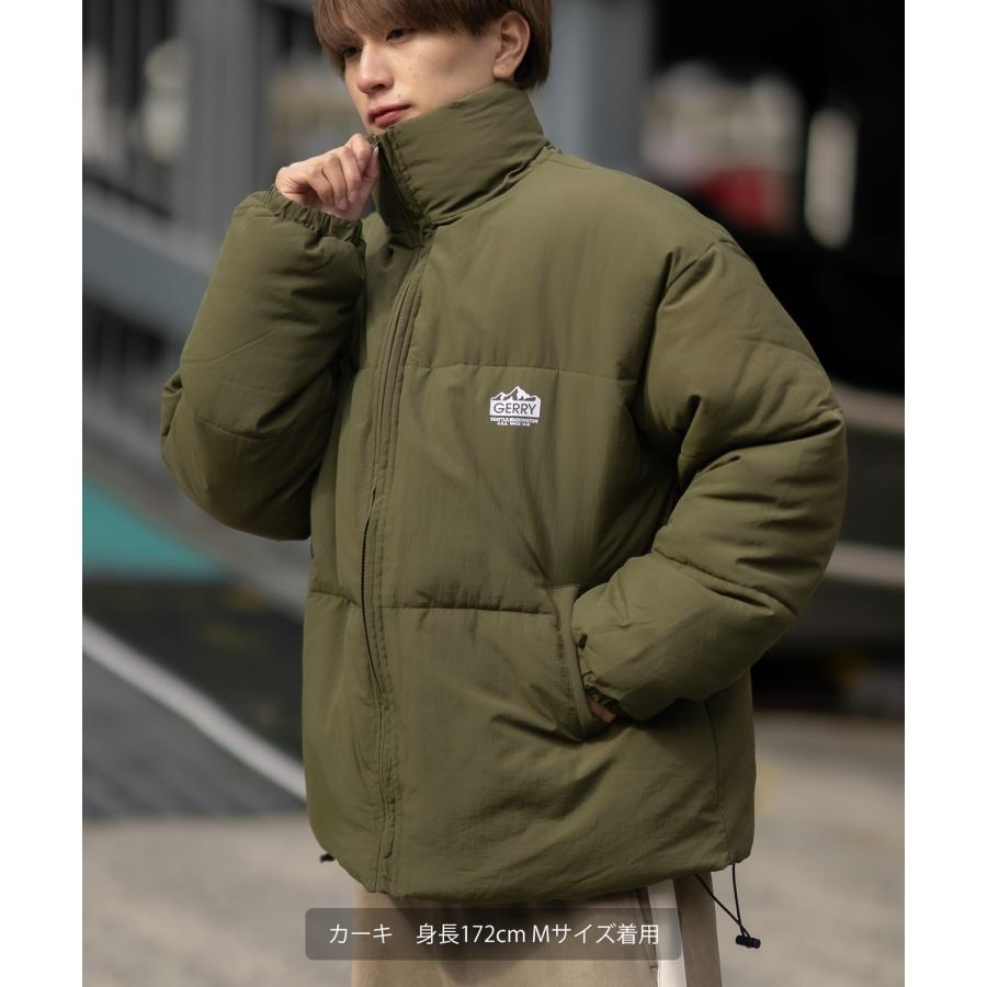 【予約販売 / 12月末発送予定】ダウンジャケット メンズ GERRY ジェリー 別注 エコダウン ブルゾン ジャンパー ワンポイント 防風 撥水 防寒 スケーター 韓国 | GERRY | 14