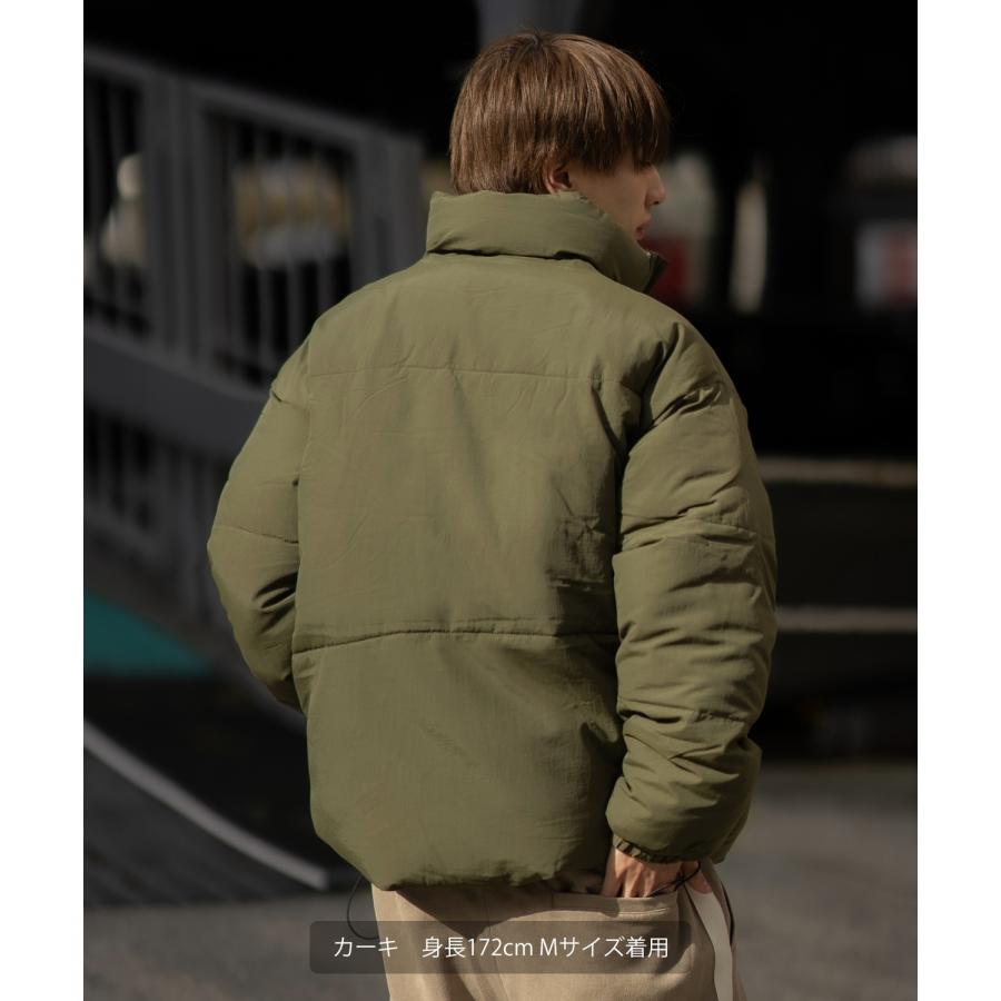 【予約販売 / 12月末発送予定】ダウンジャケット メンズ GERRY ジェリー 別注 エコダウン ブルゾン ジャンパー ワンポイント 防風 撥水 防寒 スケーター 韓国 | GERRY | 15