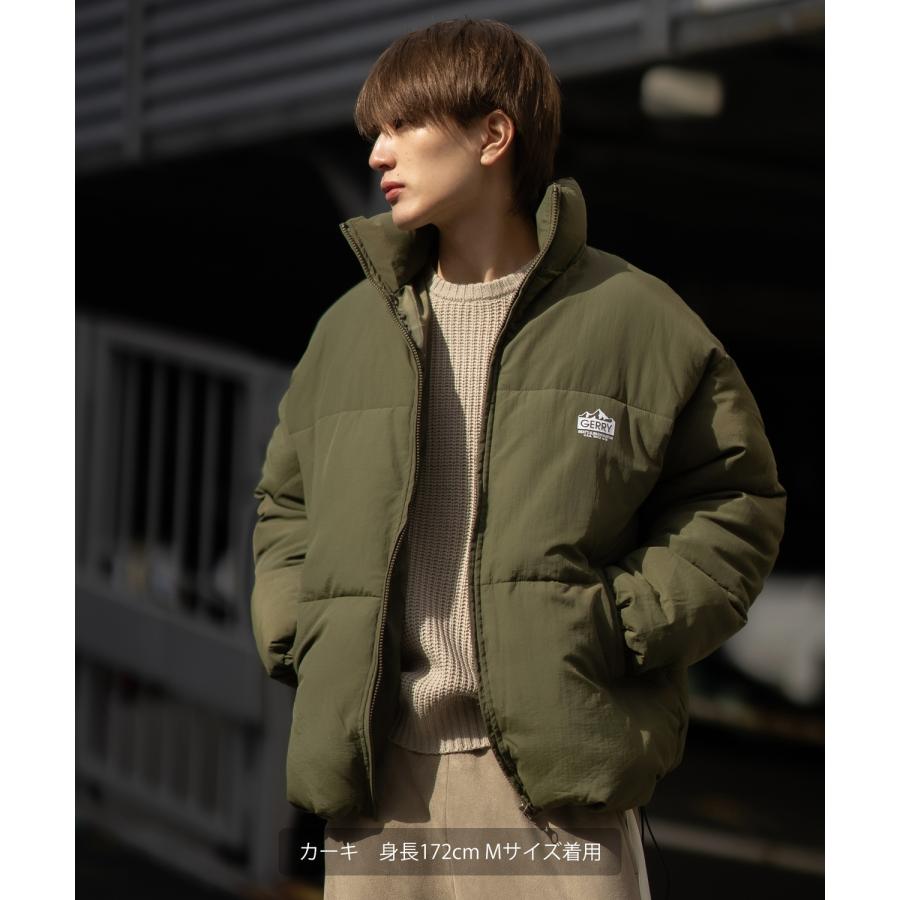 【予約販売 / 12月末発送予定】ダウンジャケット メンズ GERRY ジェリー 別注 エコダウン ブルゾン ジャンパー ワンポイント 防風 撥水 防寒 スケーター 韓国 | GERRY | 17