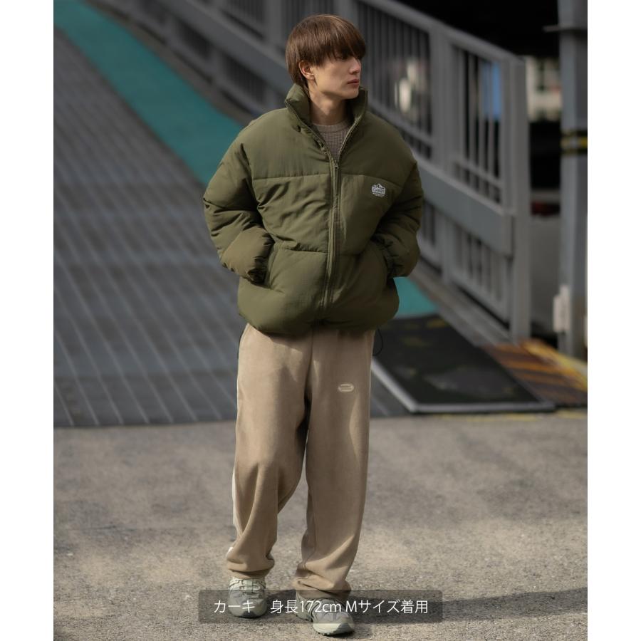 【予約販売 / 12月末発送予定】ダウンジャケット メンズ GERRY ジェリー 別注 エコダウン ブルゾン ジャンパー ワンポイント 防風 撥水 防寒 スケーター 韓国 | GERRY | 18