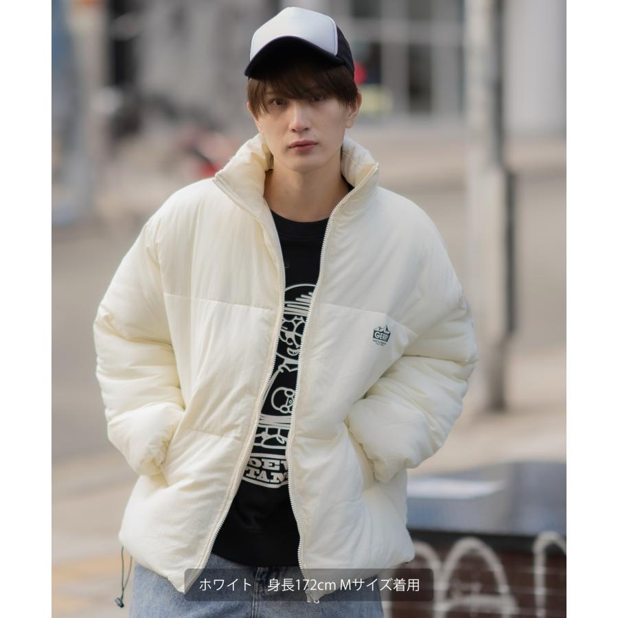 【予約販売 / 12月末発送予定】ダウンジャケット メンズ GERRY ジェリー 別注 エコダウン ブルゾン ジャンパー ワンポイント 防風 撥水 防寒 スケーター 韓国 | GERRY | 04