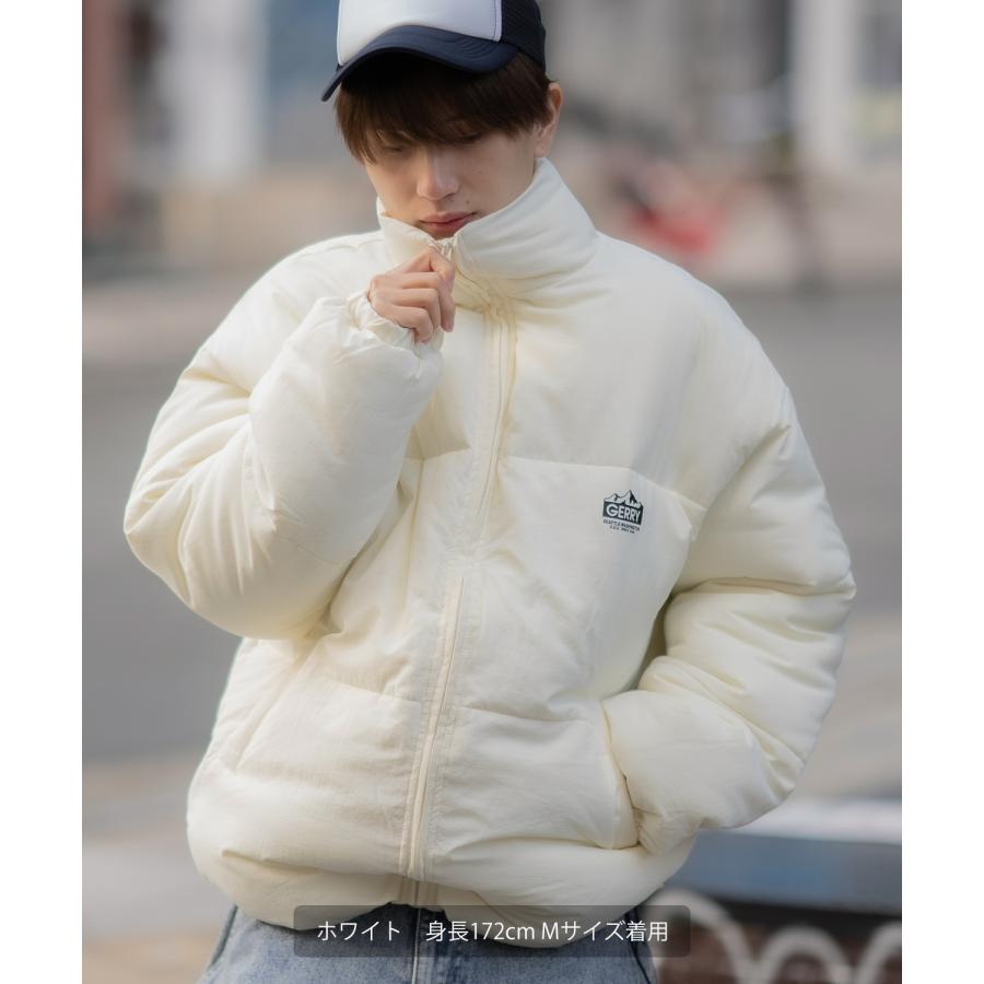 【予約販売 / 12月末発送予定】ダウンジャケット メンズ GERRY ジェリー 別注 エコダウン ブルゾン ジャンパー ワンポイント 防風 撥水 防寒 スケーター 韓国 | GERRY | 07