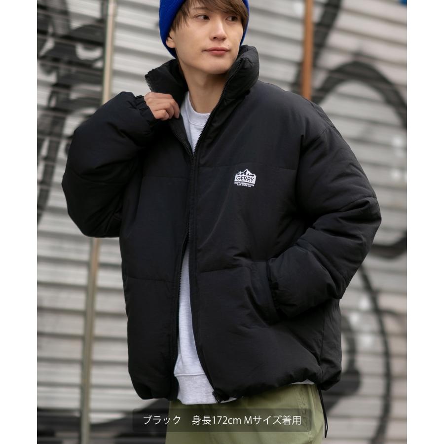 【予約販売 / 12月末発送予定】ダウンジャケット メンズ GERRY ジェリー 別注 エコダウン ブルゾン ジャンパー ワンポイント 防風 撥水 防寒 スケーター 韓国 | GERRY | 09