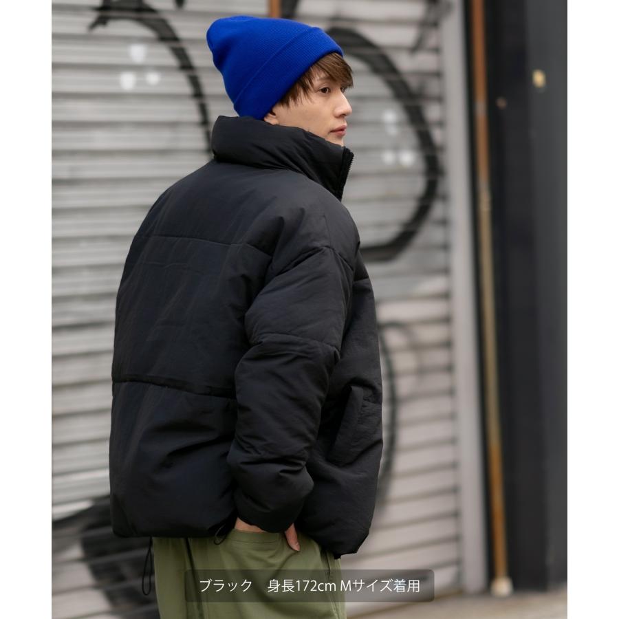 【予約販売 / 12月末発送予定】ダウンジャケット メンズ GERRY ジェリー 別注 エコダウン ブルゾン ジャンパー ワンポイント 防風 撥水 防寒 スケーター 韓国 | GERRY | 10