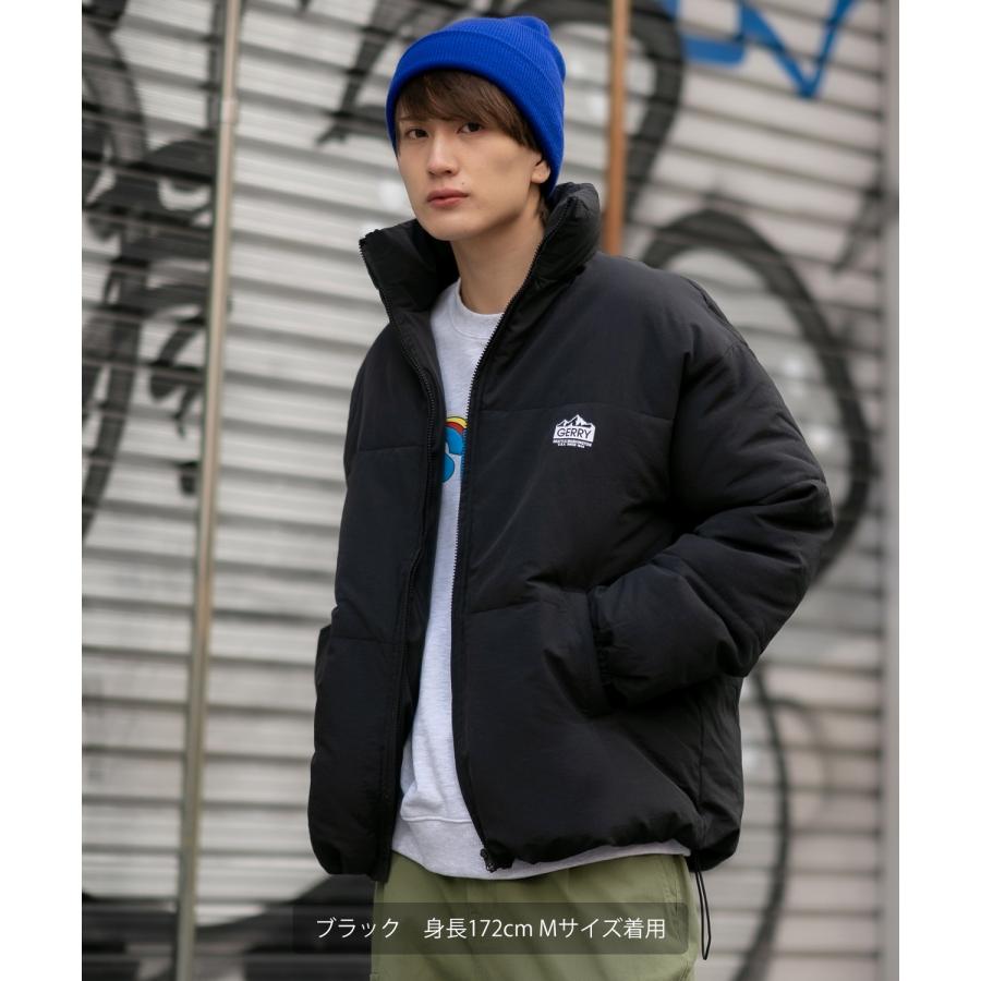 【予約販売 / 12月末発送予定】ダウンジャケット メンズ GERRY ジェリー 別注 エコダウン ブルゾン ジャンパー ワンポイント 防風 撥水 防寒 スケーター 韓国 | GERRY | 11