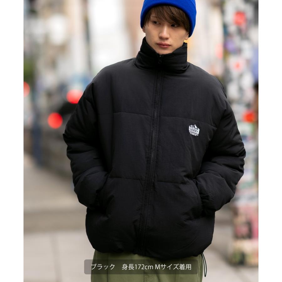 【予約販売 / 12月末発送予定】ダウンジャケット メンズ GERRY ジェリー 別注 エコダウン ブルゾン ジャンパー ワンポイント 防風 撥水 防寒 スケーター 韓国 | GERRY | 12