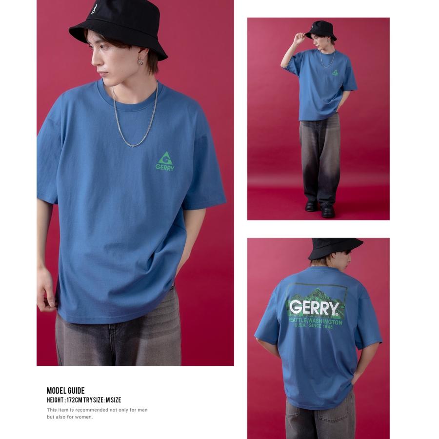 半袖Tシャツ メンズ GERRY ジェリー 別注プリント カットソー バックプリント ワンポイントプリント アウトドア ストリート アメカジ | GERRY | 19