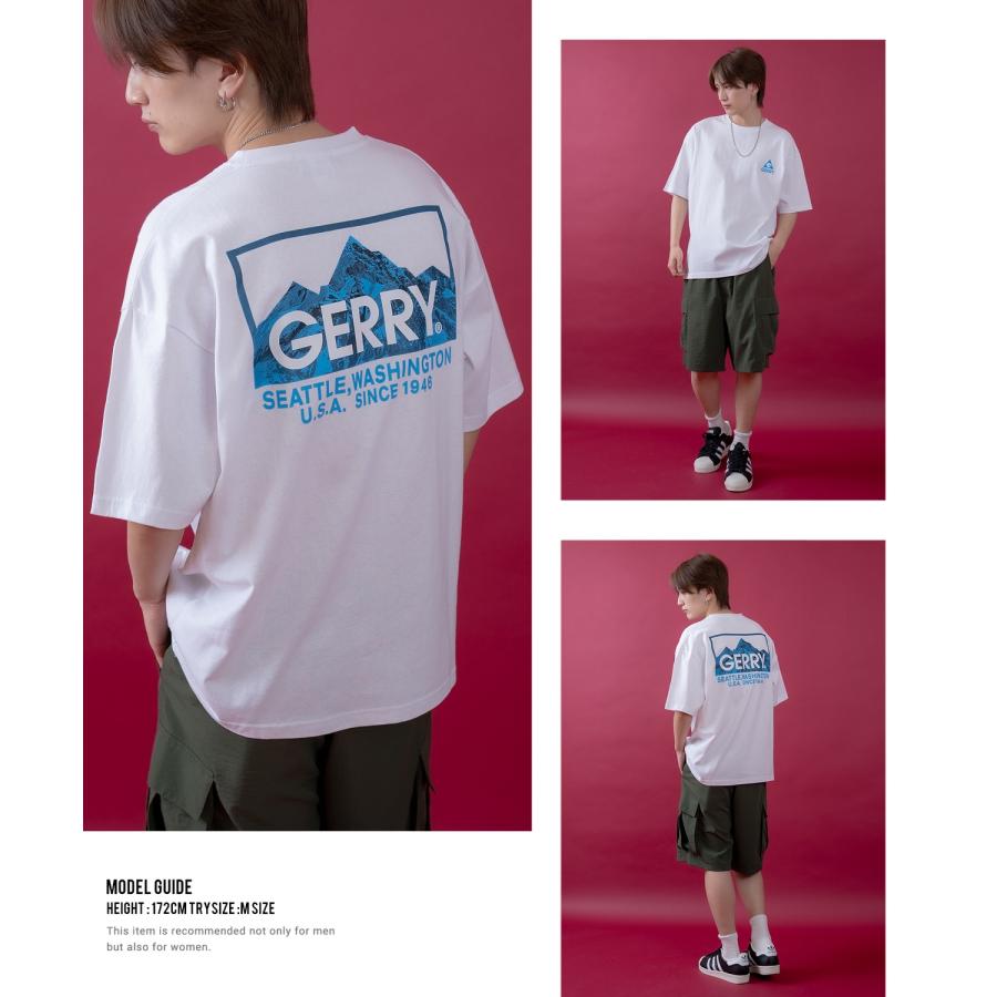 半袖Tシャツ メンズ GERRY ジェリー 別注プリント カットソー バックプリント ワンポイントプリント アウトドア ストリート アメカジ | GERRY | 08
