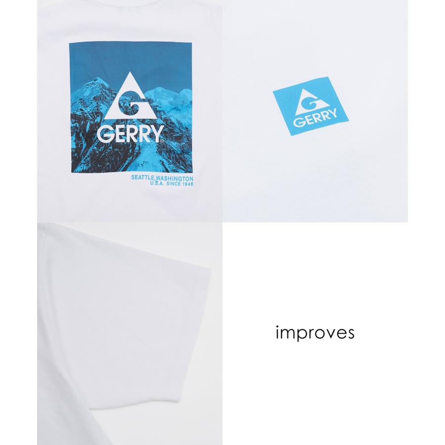半袖Tシャツ メンズ GERRY ジェリー 別注プリント カットソー バックプリント ワンポイントプリント アウトドア ストリート アメカジ | GERRY | 24
