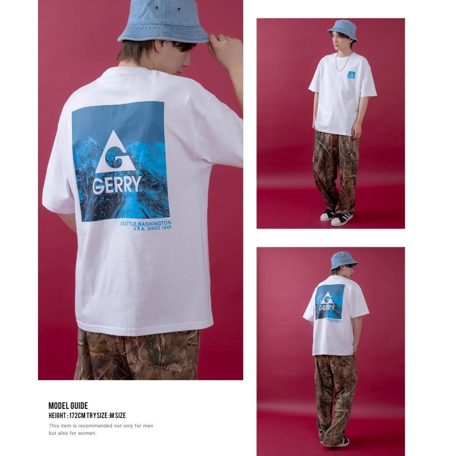 半袖Tシャツ メンズ GERRY ジェリー 別注プリント カットソー バックプリント ワンポイントプリント アウトドア ストリート アメカジ | GERRY | 09