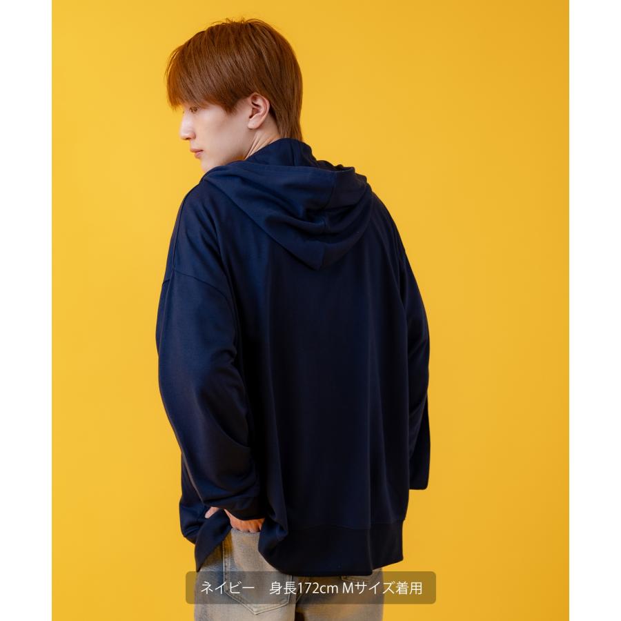 パーカー メンズ ライトスウェット ジップアップパーカー フーディー 部屋着 シンプル カジュアル アメカジ ストリート スケーター ブラック チャコール グレー | improves | 18