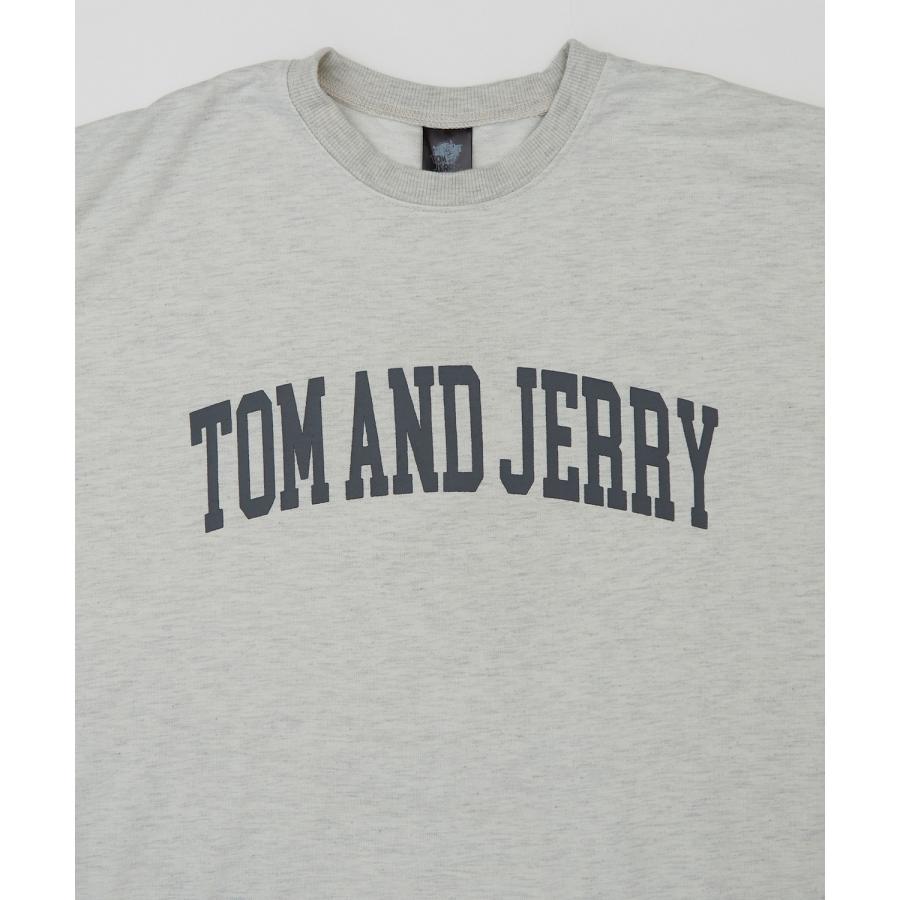 長袖Tシャツ メンズ TOM&JERRY トムとジェリー プリント カットソー ロンT カートゥーン 大きめ アメカジ カジュアル スケーター ストリート 古着MIX | improves | 22