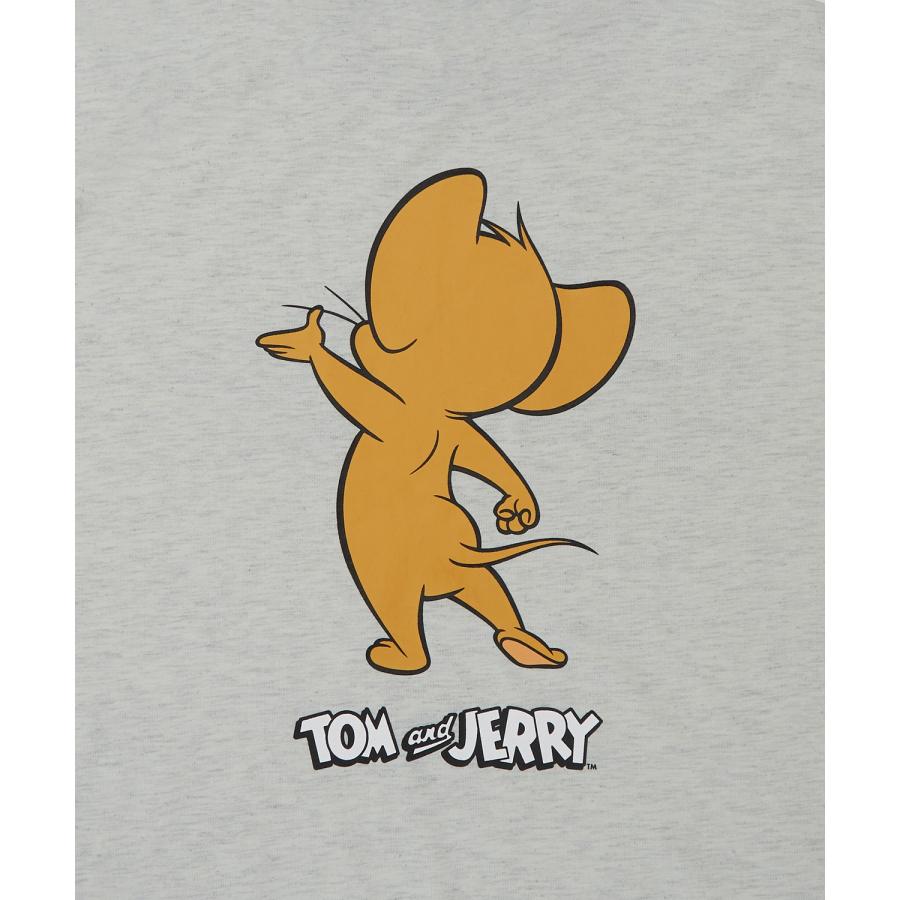 長袖Tシャツ メンズ TOM&JERRY トムとジェリー プリント カットソー ロンT カートゥーン 大きめ アメカジ カジュアル スケーター ストリート 古着MIX | improves | 23